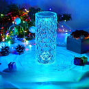 Lampe tactile en cristal étincelant