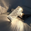 Lampe tactile en cristal étincelant