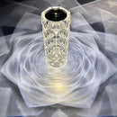 Lampe tactile en cristal étincelant