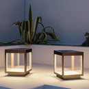 Éclairage solaire extérieur carrée