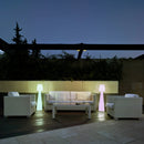 Lampadaire LED moderne pour l'extérieur, blanc