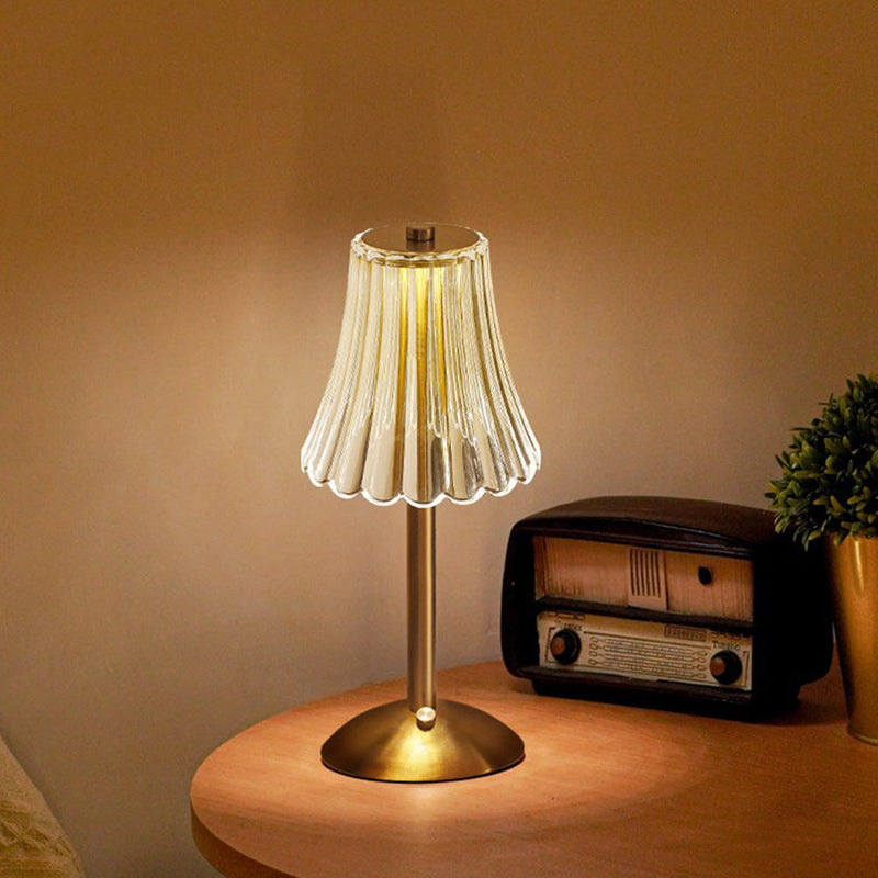 Golden Crystal Table Lamp