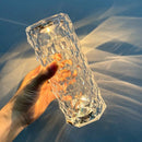 Lampe tactile en cristal étincelant