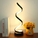 Lampe de table en spirale