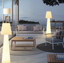 Lampadaire LED moderne pour l'extérieur, blanc