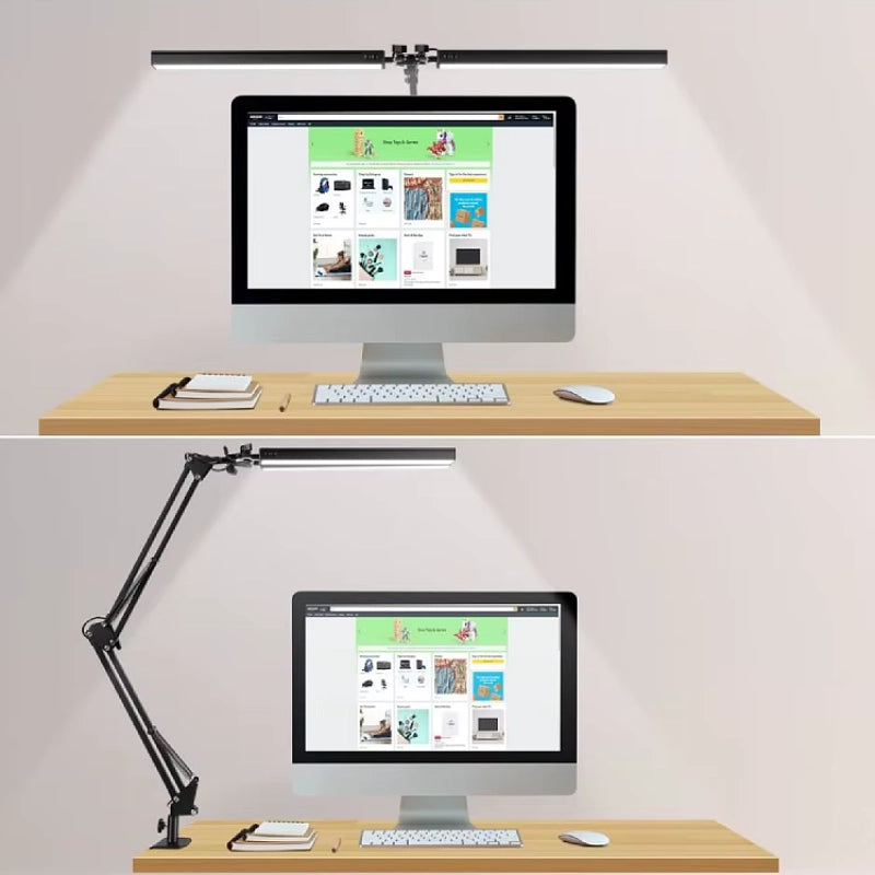 BiLight - Lampe de bureau LED réglable à double bras