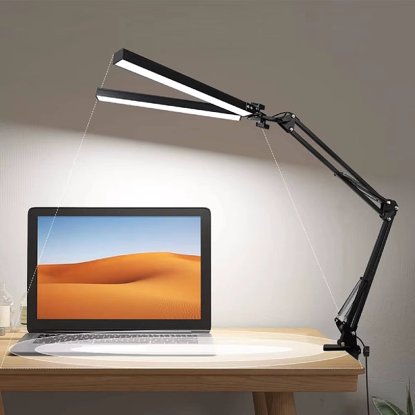 BiLight - Lampe de bureau LED réglable à double bras