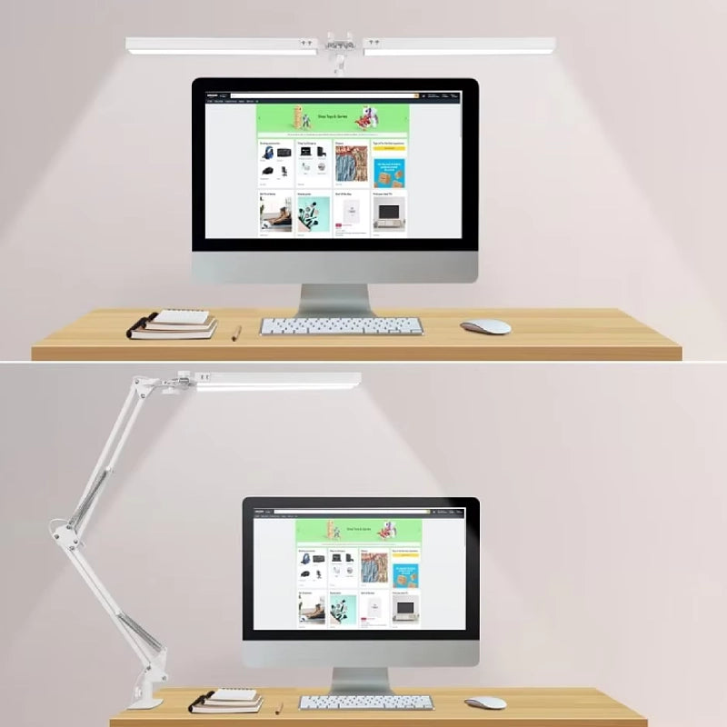 BiLight - Adjustable LED Desk Lamp Dual Arm