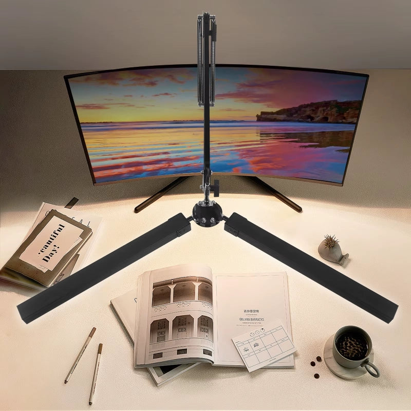 BiLight - Lampe de bureau LED réglable à double bras